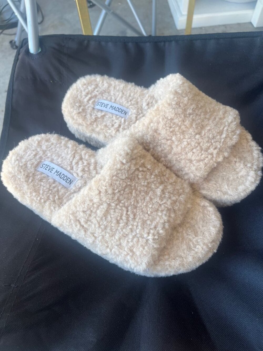 Steve Madden Lambswool Slippers